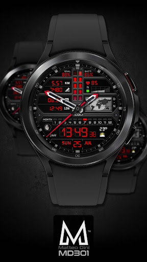 MD301 Hybrid watch face screenshot 6