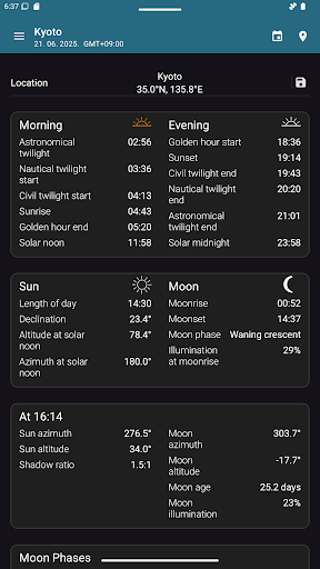 Sun Position: Sunrise/set PRO screenshot 6