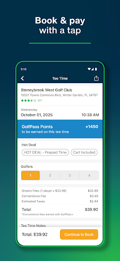 GolfNow: Golf Tee Times screenshot 1