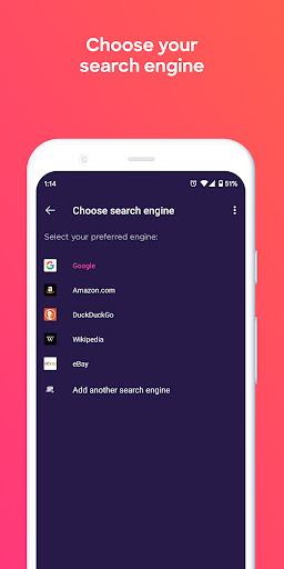 Firefox Focus: No Fuss Browser screenshot 21