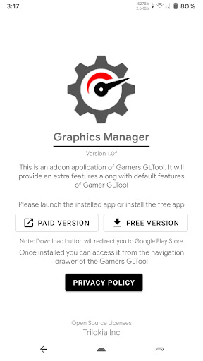 Graphics Manager : GFX Addon screenshot 2