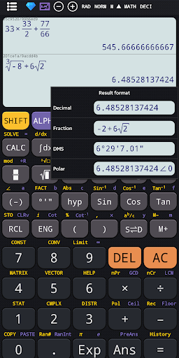 Scientific calculator plus 991 screenshot 5
