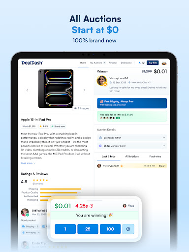 DealDash - Bid & Save Auctions screenshot 9