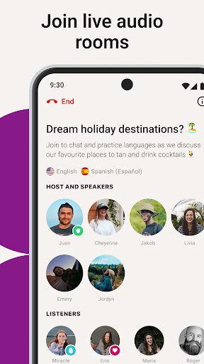 Tandem: Language exchange screenshot 1