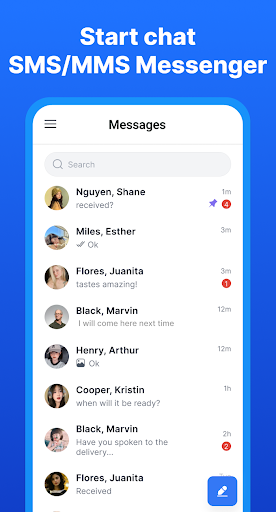 Messenger SMS & MMS screenshot 1