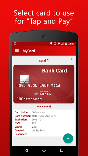 MyCard - Contactless Payment screenshot 1