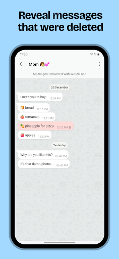 WAMR: Reveal deleted messages! screenshot 2
