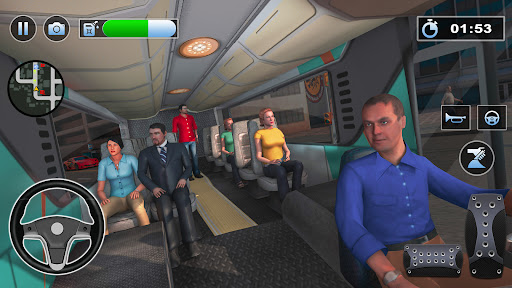 Bus Simulator : 3D Bus Games screenshot 5