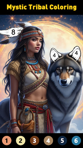 Tribal Art Coloring Book screenshot 6