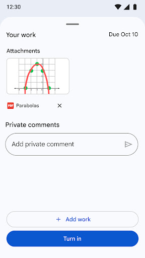 Google Classroom screenshot 7