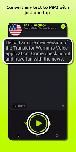 Translator Woman's Voice - TTS screenshot 2