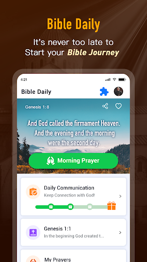 Bible Daily, KJV Bible + Audio screenshot 1