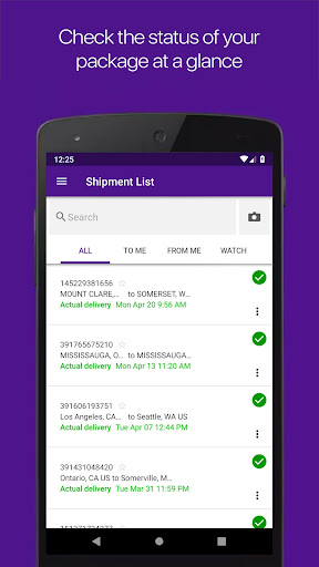 FedEx Mobile screenshot 1