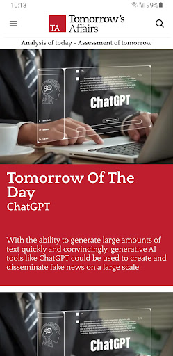 Tomorrow's Affairs screenshot 1