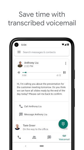 Google Voice screenshot 1