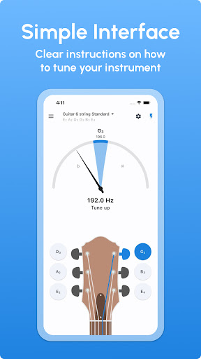 Guitar Tuner - LikeTones screenshot 2