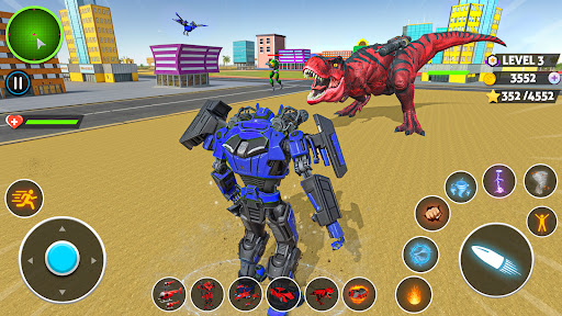 Dino Transform Robot Games screenshot 1