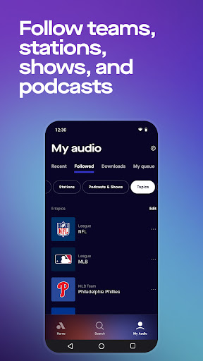 Audacy: Radio & Sports Talk screenshot 12