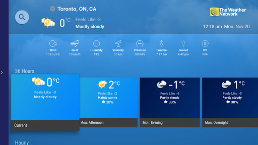 The Weather Network TV App screenshot 7