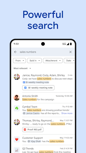 Google Chat screenshot 8