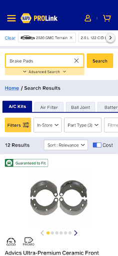 NAPA PROLink screenshot 3