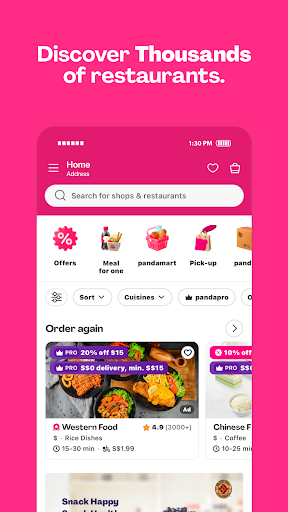 foodpanda: food & groceries screenshot 2