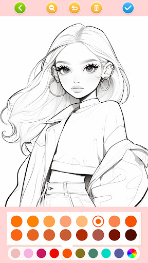 Doll Color: Princess Coloring screenshot 3