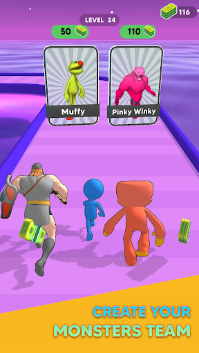 Monster Draft : Merge Runner screenshot 5