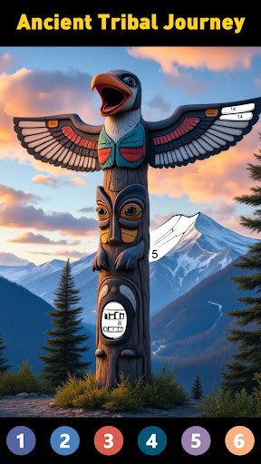 Tribal Art Coloring Book screenshot 9