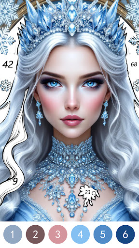 Fantasy Color By Number Game screenshot 7