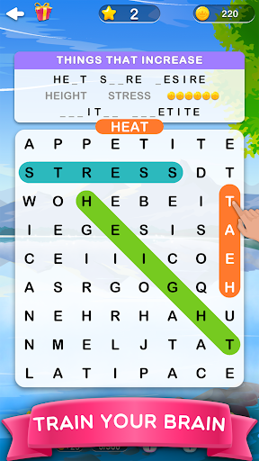 Word Search 2 - Hidden Words screenshot 2