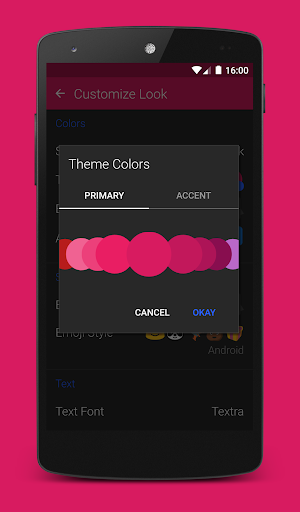Textra SMS screenshot 1