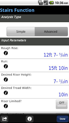 BuildCalc screenshot 1