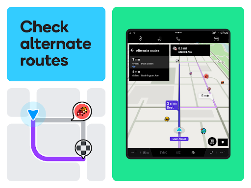 Waze Navigation & Live Traffic screenshot 2