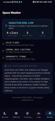 Artemis Mission Tracker screenshot 6