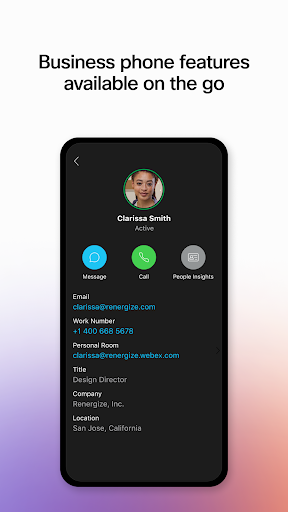 Webex screenshot 1