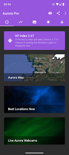 My Aurora Forecast & Alerts screenshot 2