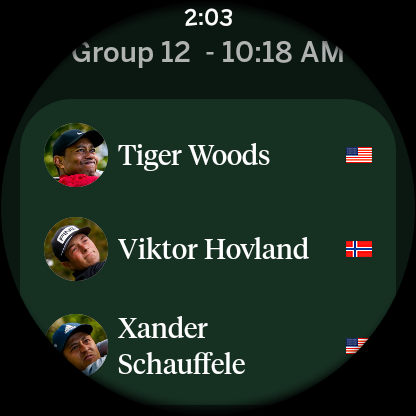 The Masters Golf Tournament screenshot 3