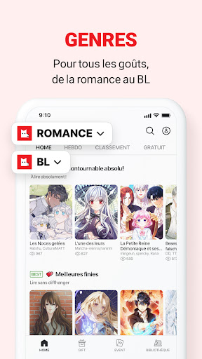 LEZHIN FR screenshot 1