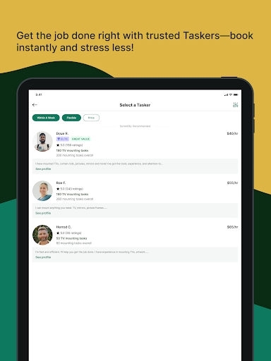 Taskrabbit - Handyman, Errands screenshot 2
