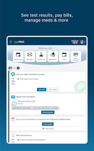LiveWell with Advocate Aurora screenshot 11