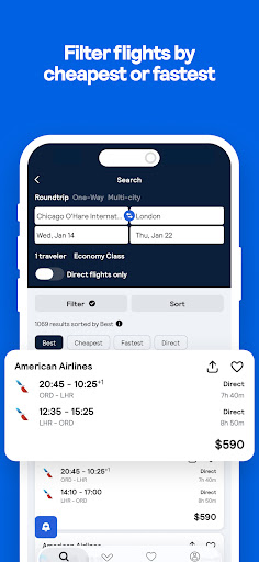 Skyscanner Flights Hotels Cars screenshot 8