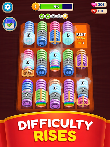 Pocket Sort: Coin Merge Puzzle screenshot 9