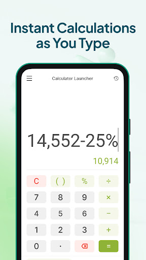 Calculator Launcher screenshot 1