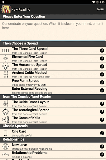 Tarot! screenshot 1