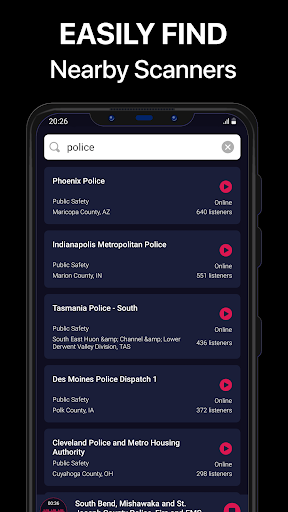 Police Scanner Pro - App screenshot 4