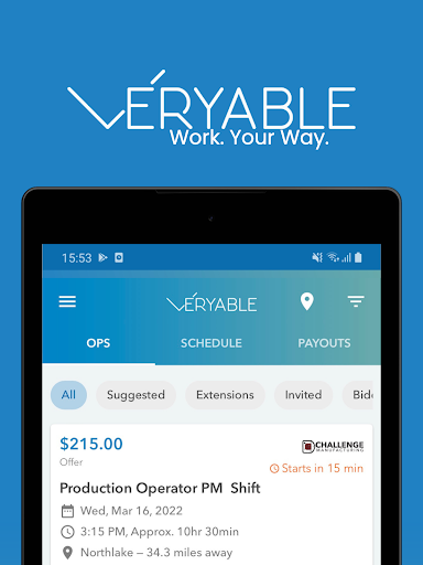 Veryable: Work. Next Day Pay screenshot 6