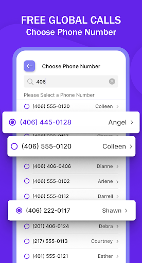 Text, Call & Phone number screenshot 1