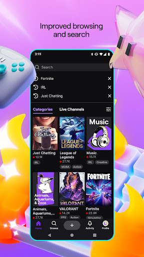 Twitch: Live Streaming screenshot 1