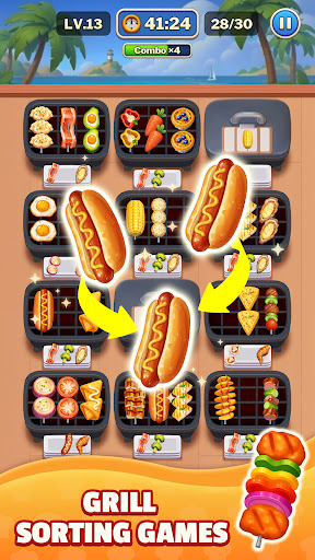 Grill Match - Food Sort Puzzle screenshot 3